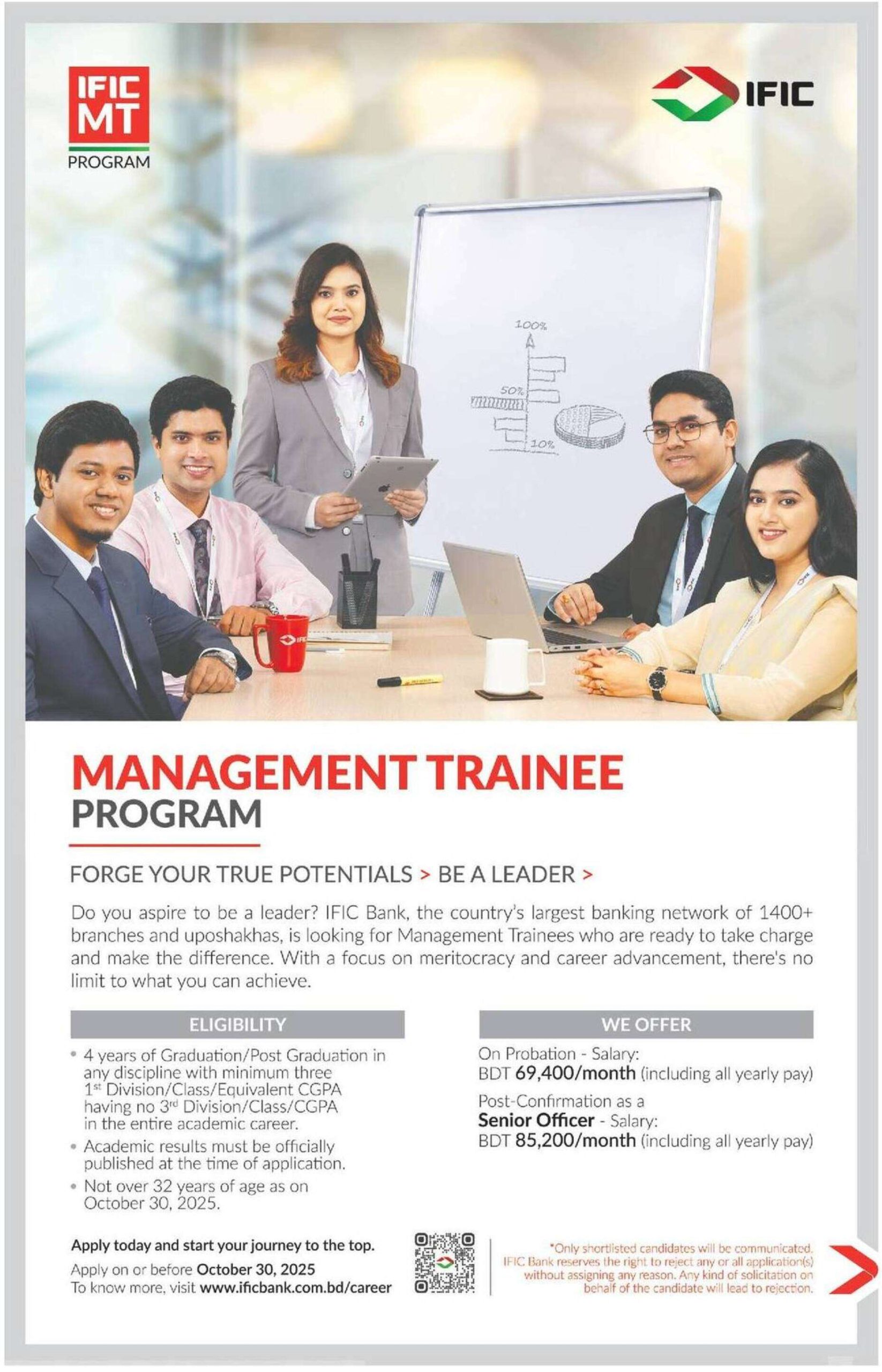 Management Trainee Job Circular 2025 IFIC Bank