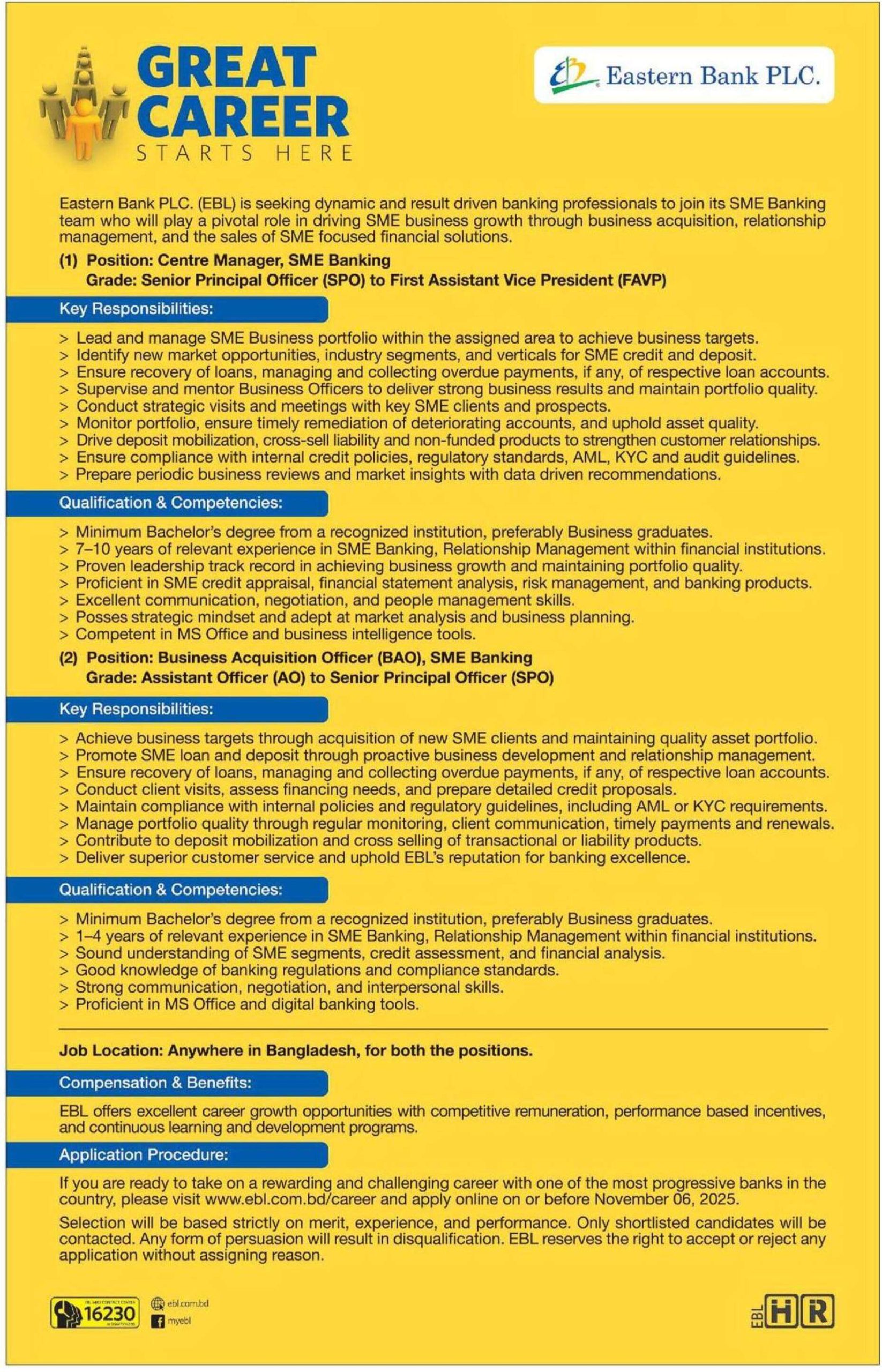EBL Job Circular 2025